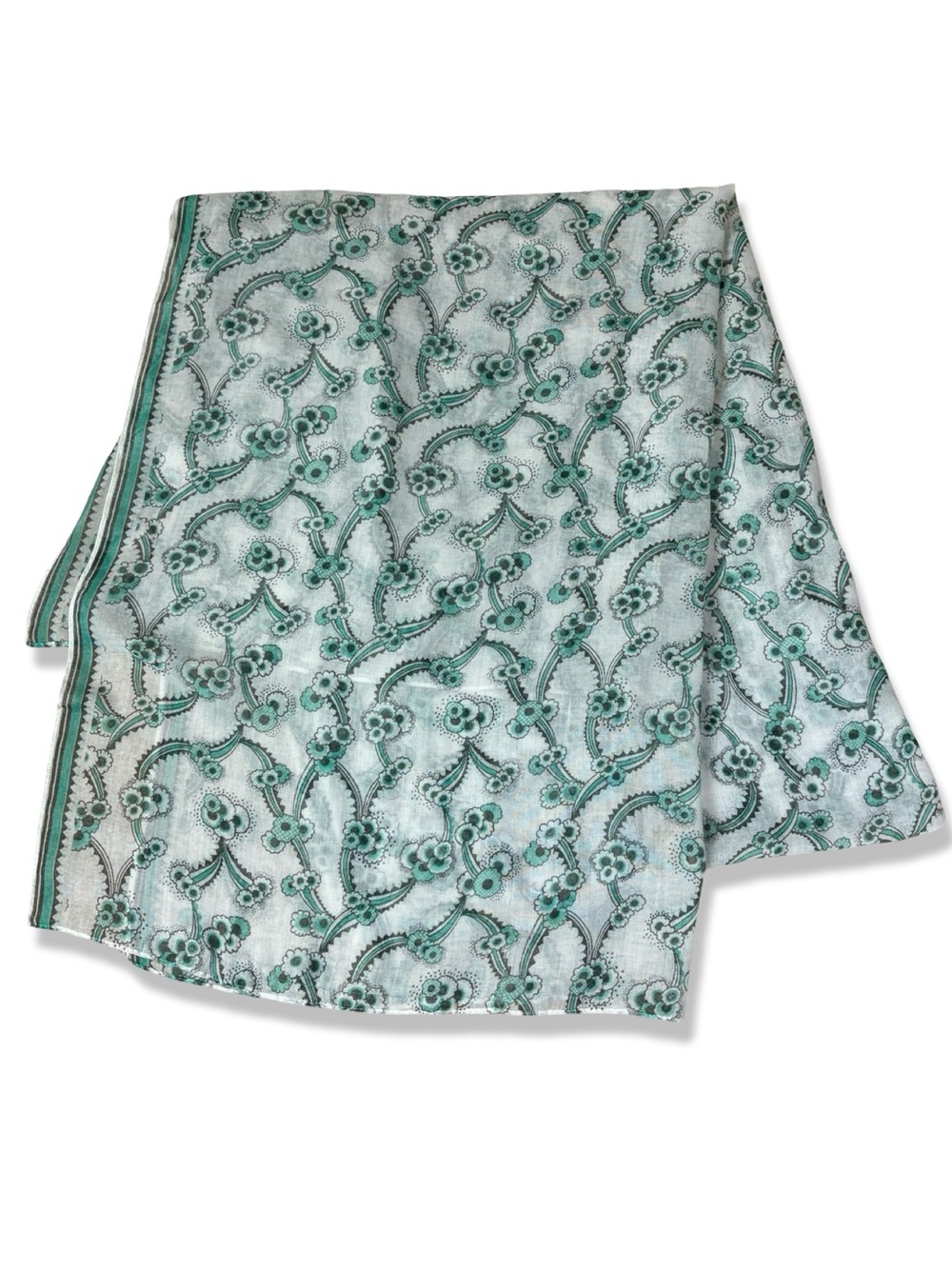 Celia Birtwell "Mystic Daisy" Floral Print Scarf 2013 collaboration with Uniqlo